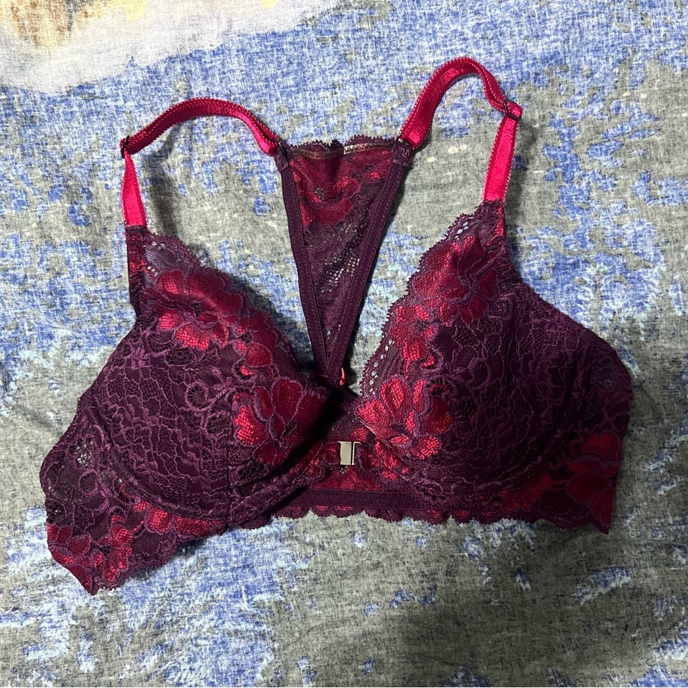 Racerback lace bralette